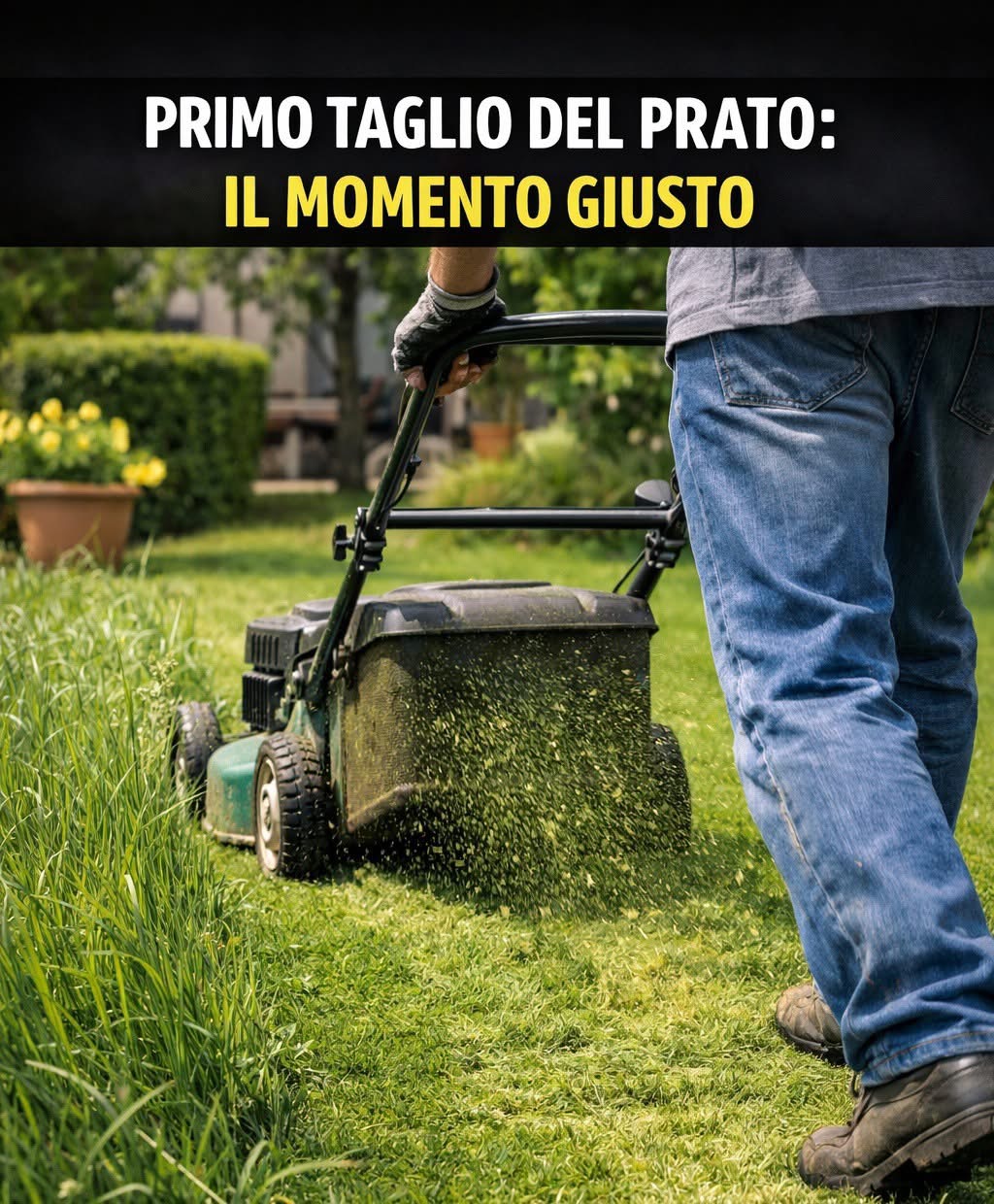 Primo taglio del prato a marzo: guida del giardiniere per un prato perfetto